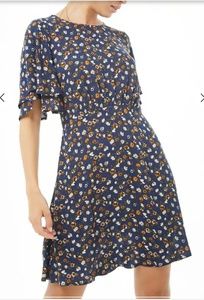NWOT Floral print mini dress